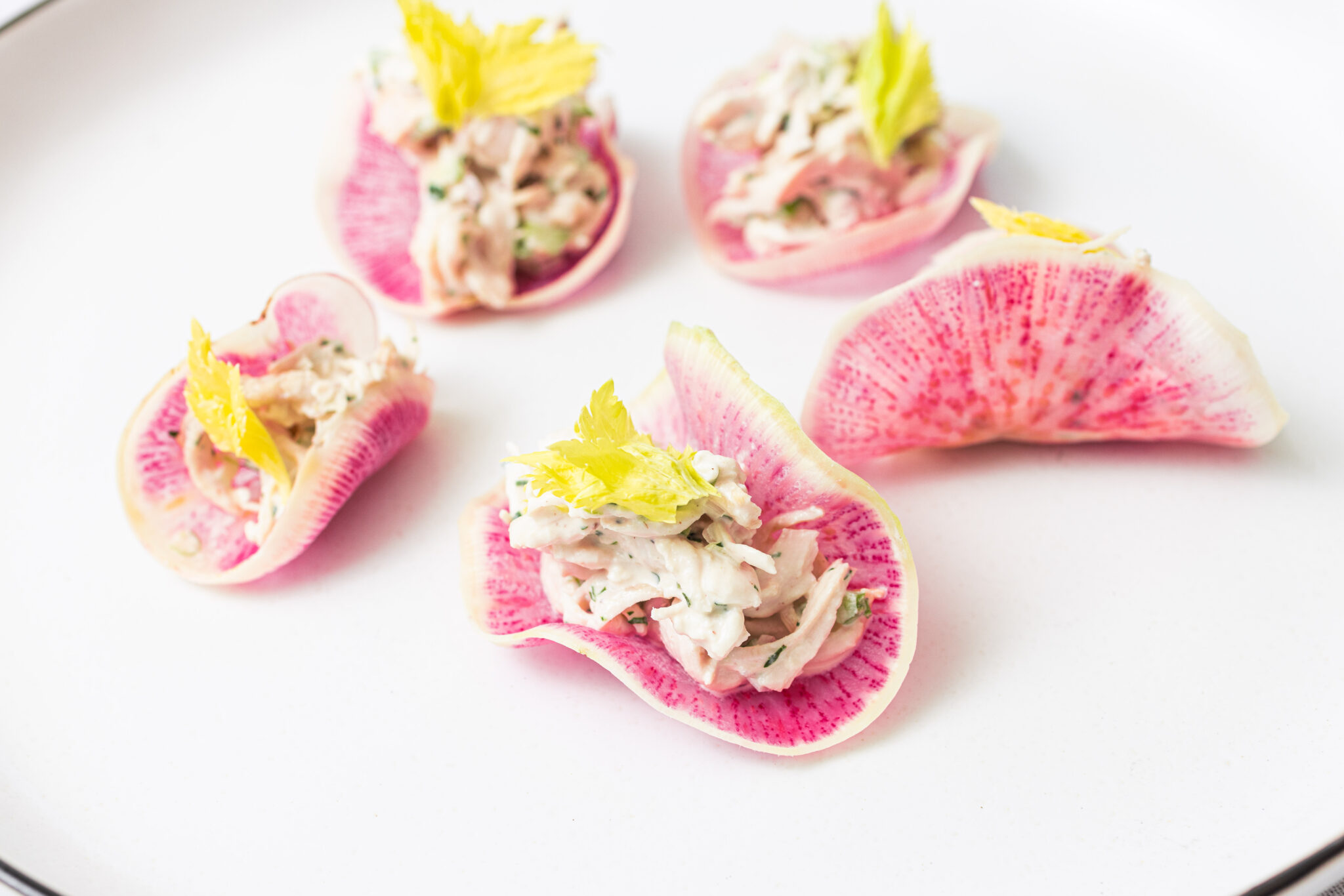 Radish small bites for Mother's Day Brunch. (Photo courtesy: Bonnie Rae).