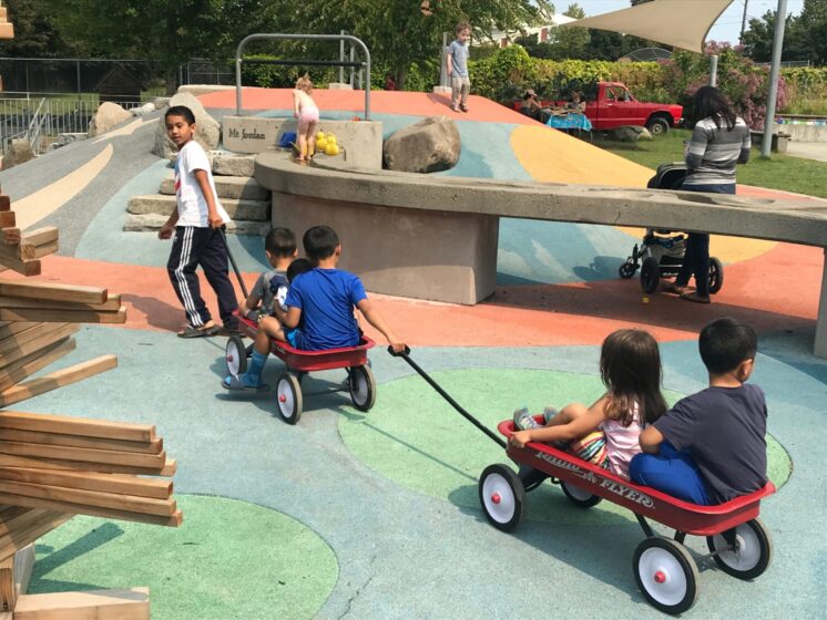 free play at seattle childrens playgarden
