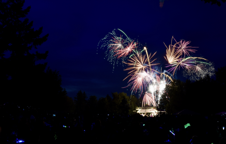 Fireworks on the Lake - Newcastle - Seattle's Child