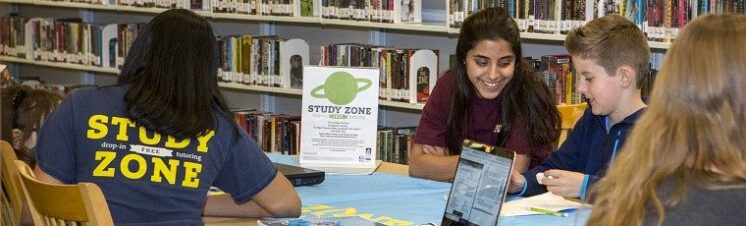 Tutoring Bellevue Library. (Photo courtesy: KCLS.org)