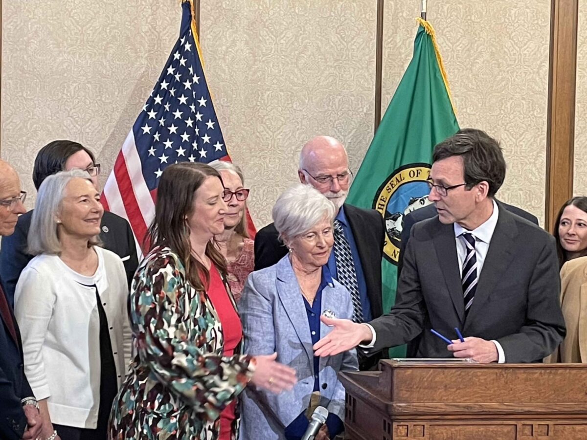 Gov. Bob Ferguson signs Washington’s clergy child abuse reporting bill before later reversing the decision following church lawsuits.