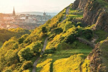 Edinburgh with kids travel guide arthur