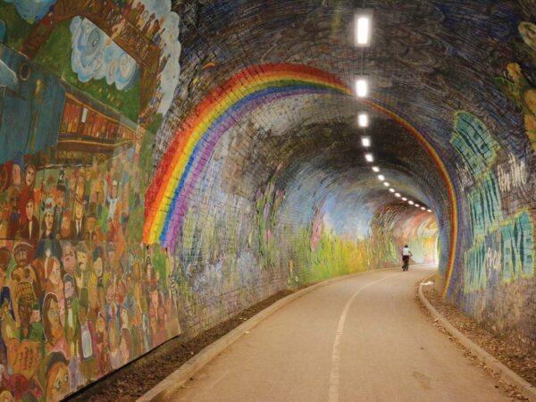 Edinburgh with kids travel guide tunnel