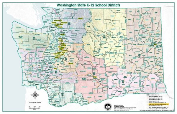 Washington Political News for Families maps