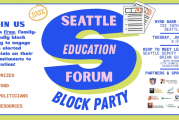 Seattle Education Forum Block Party