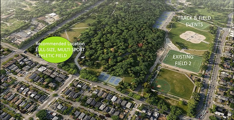 Lincoln High School athletic field